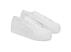 SUPERGA FLOWER SANGALLO TOTAL WHITE 